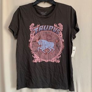 Anthropologie Midnight Rider Zodiac Graphic Tee S & XS